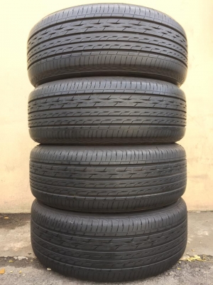 ขายยาง BRIDGESTONE TURANZA GR-100 215-55-17 ปี16 ดอกหนาจัด สภาพสวยมาก ไม่มีตำหนิ ชุดละ 7,500 บาท