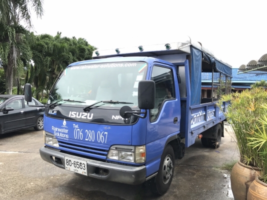 รถบรรทุก 6 ล้อมีหลังคา ยี่ห้อ ISUZU  130 แรงม้า ปีจดทะเบียน 2548