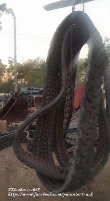 ขายถูกด่วนๆRUBBER TRACK แทรคยางสำหรับใส่กับรถขุดไซค์ 20,25,30,35 (แบบลอนเลอร์ลำโพง)/ขนาด 300*5.3* 84(ข้อ) / ราคาเพียง(เส้นละ 12,000 บาท) สนใจติดต่อ 0819337688