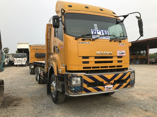 ขาย ISUZU 360 แรงม้า ปี 56 แม่ลูกพื้นเรียบสามเพลา อู่สหะกิจ เครื่องดี เกียร์ดี พร้อมแยกขายแม่ลูก ราคาคุยกัน รถสภาพเดิมสดสวย พร้อมใช้งาน เอกสารพร้อมโอน สนใจติดต่อ ดำสุโขทัย โทร 089-7087998,081-7855503 หรือติดตามสินค้าเข้าใหม่ได้ที่ www.dum-Sukhothai.com #ท