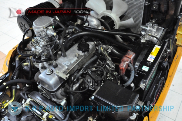 ขายรถโฟล์คลิฟท์มือสอง TOYOTA รุ่น 7FG15-10744 นำเข้าจากประเทศญี่ปุ่น 100\% ไม่เคยใช้งานในไทย