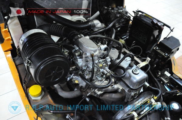 ขายรถโฟล์คลิฟท์มือสอง TOYOTA รุ่น 7FG15-10744 นำเข้าจากประเทศญี่ปุ่น 100\% ไม่เคยใช้งานในไทย