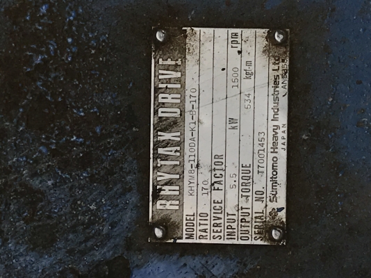 Gear ทด Sumitomo 1:170 Gear ทด Sumitomo 1:170