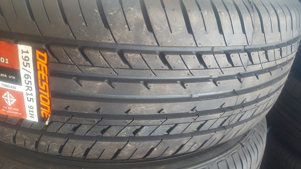 ขายยางใหม่195/65/15 ปี 16 DEESTONE R301 1/เส้น1,100 บ.