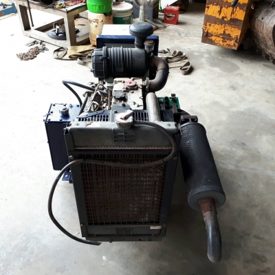 เครื่องปั่นไฟเก่านอก Perkins 10 kw 220 v แปลงไฟติดตั้งระบบแล้ว พร้อมใช้งาน