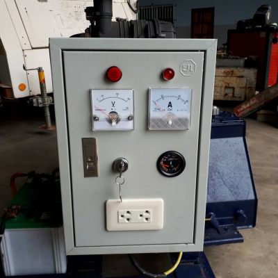 เครื่องปั่นไฟเก่านอก Perkins 10 kw 220 v แปลงไฟติดตั้งระบบแล้ว พร้อมใช้งาน