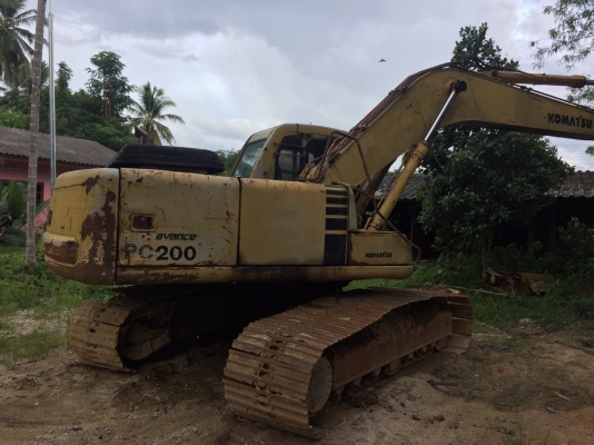 รถขุดPC200-6 ไฟฟ้าครบ รถเดิมๆทำงานดี