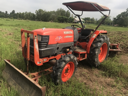 ขาย L4508Di  ดีไอ อุปกรณ์ 2 ชิ้น หน้า-หลัง เครื่องแน่น เกียร์ดี หางปกติ ยางสวย 4 เส้น แบตพึ่งเปลี่ยน สีเดิม (เก็บสีล้อหน้าอย่างเดียว) ดันหน้าช้าง ผานหลังช้างใบ24 เล่มทะเบียนพร้อม