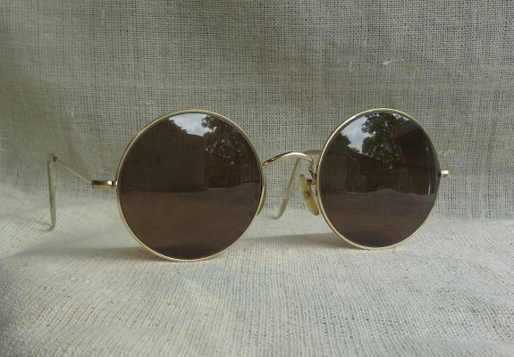 แว่นตาโกลด์ฟิลด์เก่าเก็บ &#039;อัลก้า - ผู้ยิ่งใหญ่&#039; ทศวรรษที่ 1960s  Vintage ALGHA handmade in England