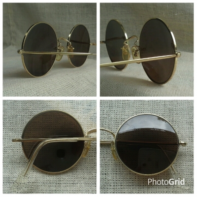 แว่นตาโกลด์ฟิลด์เก่าเก็บ &#039;อัลก้า - ผู้ยิ่งใหญ่&#039; ทศวรรษที่ 1960s  Vintage ALGHA handmade in England