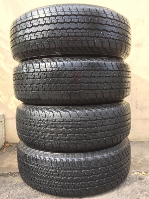 ขายยาง BRIDGESTONE DUELER 840 245-70-16 ปี15 สภาพคุ้มๆ ดอกหนาจัด พร้อมใช้งาน ชุดละ 8,500 บาท