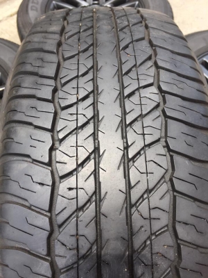 ขายล้อ TOYOTA VIGO CHAMP ขอบ17 6รู พร้อมยาง DUNLOP 265-65-17 ปลายปี15ดอกลึก ใช้งานได้อีกยาว ชุดละ 14,500 บาท