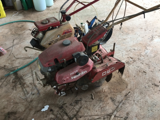 ขายรถพรวนดิน แพ็คคู่ถูกๆ สาดดิน ยกร่อง