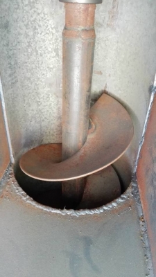 สกรูลำเลียงประกอบใหม่ ยาว 3 เมตร ใบโต 8" พร้อมใช้ สกรูลำเลียงประกอบใหม่ ยาว 3 เมตร ใบโต 8" พร้อมใช้