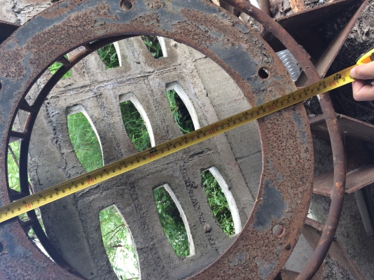 ขายล้อเหล็กกันจมรถไถ