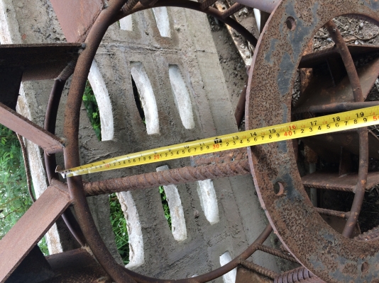 ขายล้อเหล็กกันจมรถไถ