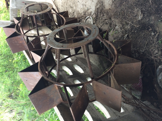 ขายล้อเหล็กกันจมรถไถ