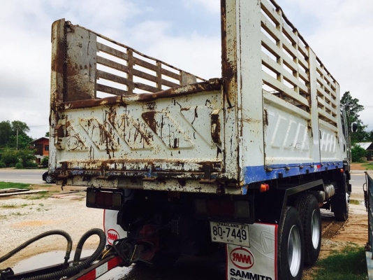 Isuzu 360 แรง ปี 54 กระบะดัมพ์สามมิตรคอกเกษตร ไมล์สองแสน ทะเบียนพร้อม