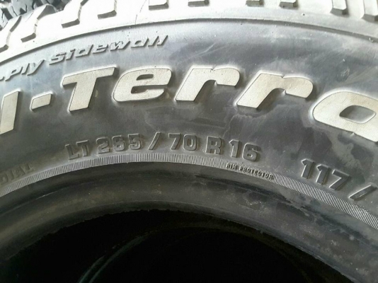 BF KO1 USA. 265-70-16 ปี11 สภาพดี 1ชุด