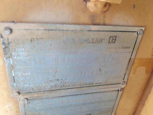 รถบดสั่นสะเทือน Cat CB 434-C รถบดสั่นสะเทือน Cat CB 434-C