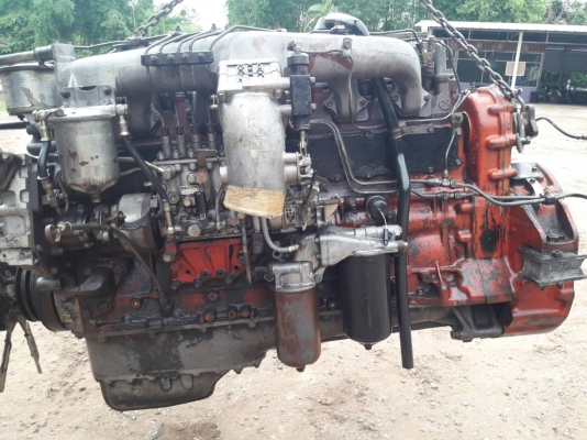 เครื่อง HINO EK100  330แรง โม่ปูน