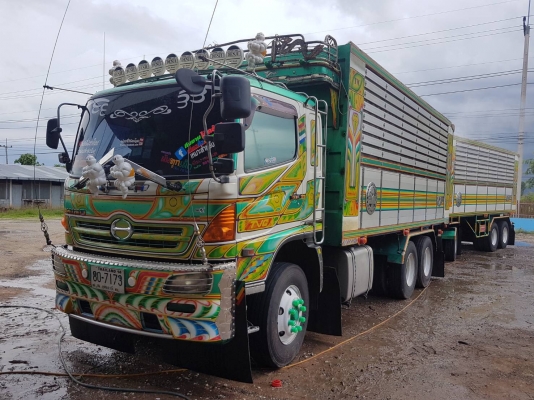 พ่วง 22 ล้อ HINO 344 ปี 51 กระบะอลูมิเนียม ดั้ม- อู่ ธวัชชัย สภาพสวย ๆ พ่วง 22 ล้อ HINO 344 ปี 51 กระบะอลูมิเนียม ดั้ม- อู่ ธวัชชัย สภาพสวย ๆ