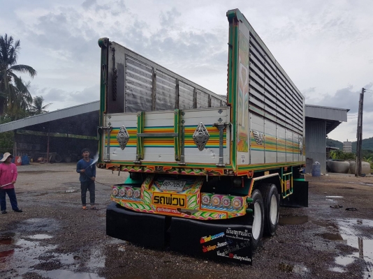 พ่วง 22 ล้อ HINO 344 ปี 51 กระบะอลูมิเนียม ดั้ม- อู่ ธวัชชัย สภาพสวย ๆ
