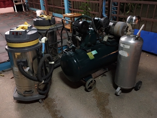 ขายปั้มลมและอุปกรณ์คาร์แคร์มือสองสภาพพร้อมใช้งาน