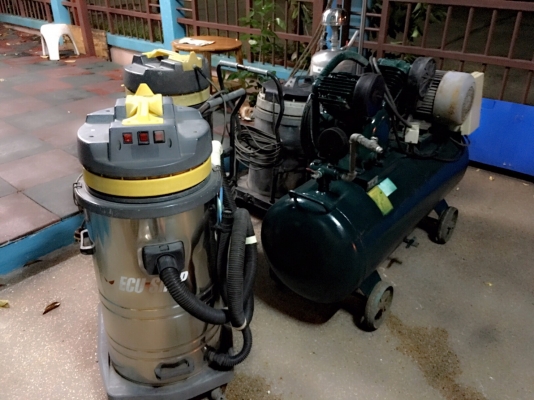 ขายปั้มลมและอุปกรณ์คาร์แคร์มือสองสภาพพร้อมใช้งาน