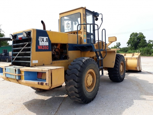ขายด่วนรถตักล้อยางเอวอ่อน WA350-1 รถเก่านอกนำเข้า