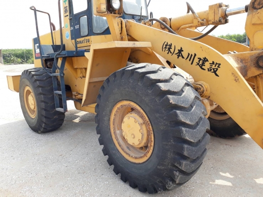 ขายด่วนรถตักล้อยางเอวอ่อน WA350-1 รถเก่านอกนำเข้า