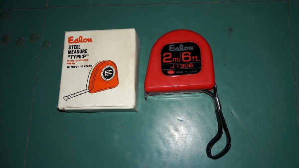 ขายตลับเมตรEslon made in Japan.ขนาด2เมตร งานใหม่เก่าเก็บ