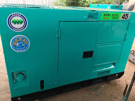 ขายเครื่องปั่นไฟ Denyo 45 Kva เครื่อง  Hini WO4D พร้อมใช้งาน 081-8481185 091-4902228