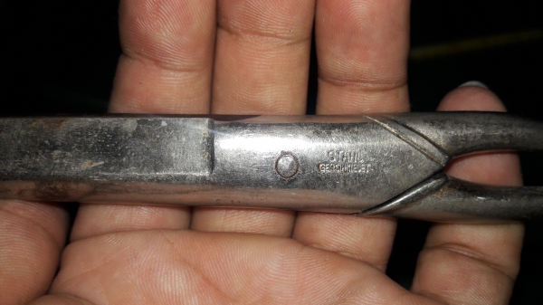 ขายกรรไกรขนาด10" Berko STAHL Made in Germany.มือสองคมๆๆ