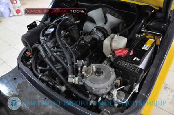 ขายรถโฟล์คลิฟท์มือสอง KOMATSU รุ่น FG25LT-15-571613 นำเข้าจากประเทศญี่ปุ่น 100\% ไม่เคยใช้งานในไทย