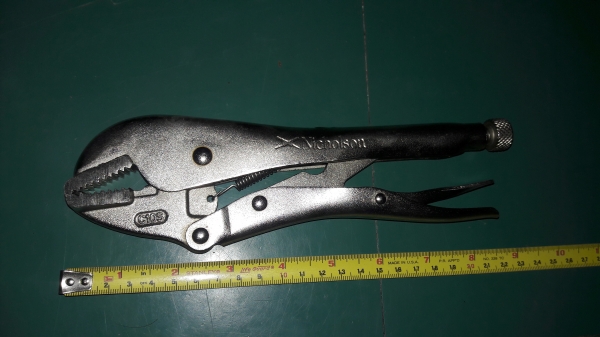 ขายคีมล็อกNicolson made in Brazil.งานเก่าเก็บขนาด9" สวยดี