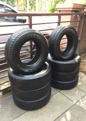 ยาง Bridgestone 245 70 16 ปลายปี16 รอบนี้มีมาแค่2ชุด ดอกเต็ม เนื้อนิ่มๆ ใช้ยาว ราคาไม่แพง ยาง Bridgestone 245 70 16 ปลายปี16 รอบนี้มีมาแค่2ชุด ดอกเต็ม เนื้อนิ่มๆ ใช้ยาว ราคาไม่แพง