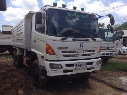 ขายด่วน รถสิบล้อดั้มพ์สองเพลา hino fm 1a 344 สภาพดีมาก พร้อมใช้งาน