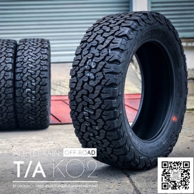 BF GOODRICH T/A KO2 มีจำหน่ายที่ทรัพย์รุ่งเรืองยางยนต์ สุขสวัสดิ์