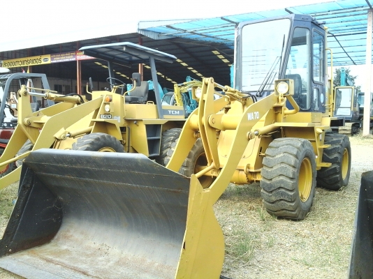 ขายรถตักล้อยาง WA 70-1 เก่านอกแท้มีแอร์เอกสารครบแขนยาว 4 เมตร 1.8 คิว รถสภาพเดิมยังไม่ใช้งานในไทยร้านละอองดาวแทรคเตอร์นครชัยศรี