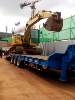 บริการเทรลเลอร์โลว์เบส (Lowbase) เทรลเลอร์พื้นเรียบ ทั่วไทย