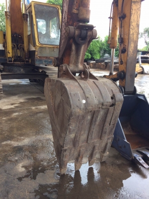 KOMATSU PC 120-1 ราคา 650000 บาท รถแบคโฮบูมยาวสภาพดี
