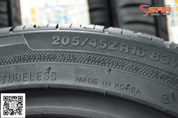 MARSHAL MU11 205/45R16 ปี15 เส้นละ 1,500 บาทเท่านั้น