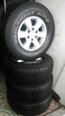 ขายยางโยโก ขนาด 265/70/16 ปี 14 ราคาชุดละ 4,500 บาท สนใจ 0811439463 ขายยางโยโก ขนาด 265/70/16 ปี 14 ราคาชุดละ 4,500 บาท สนใจ 0811439463