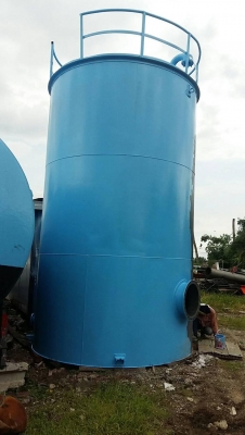 ถัง 30000 ลิตร ทรงยืน เหล็กหนา 6 มิล ขัดล้างทำสีใหม่เรียบร้อย พร้อมจัดส่งครับ