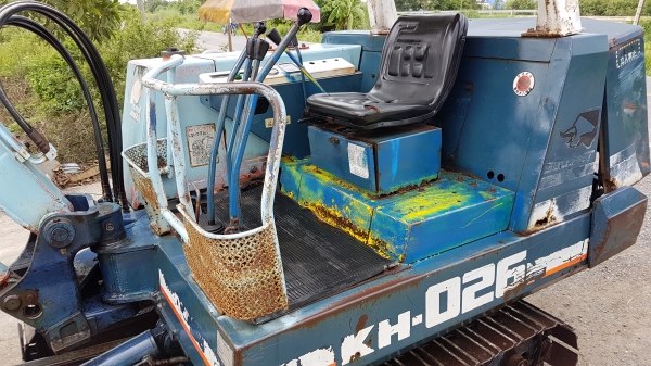 ขายด่วนรถแบคโฮKUBOTAคูโบต้าKH26เทียบเท่าPC30เครื่องคูโบต้า3สูบดีปั่มแรงรถนอกเพิ่งนำเข้ามาใหม่ยังไม่เคยใช้งานในเมืองไทยเลย