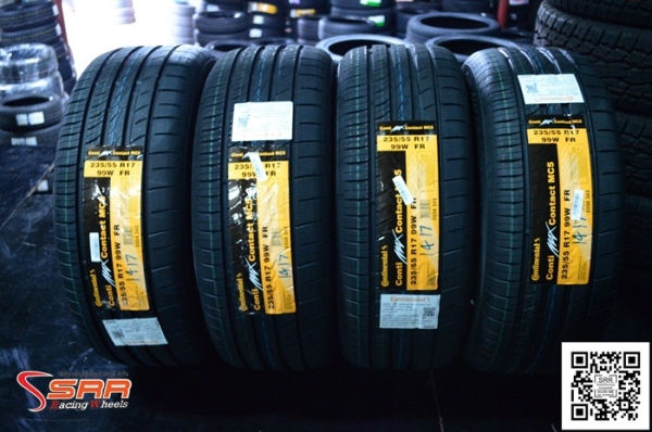 CONTINENTAL MC5 235/55R17 ปี17 เส้นละ 3,800 บาท