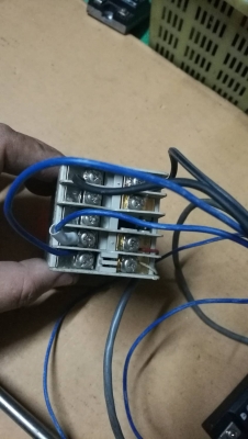 ชุดละ 850 บ. ส่งฟรี 083-2000058  LINE ID: line832923 Temperature control เครื่องควบคุมอุณหภูมิยี่ห้อ HANYOUNG พร้อมหัววัดtype K แบบก้านยาว และโซลิสเตรีเลย์ขนาด 25 A.และต่อสายพร้อมใช้ตามภาพ (มีแค่สองชุด)