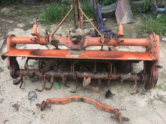 ขายโรตารี่ เก่านอก ใบเคียว พร้อมยอยพร้อมใช้งาน กว้าง 1.40 เมตร  ใส่รถ 22-34 แรง