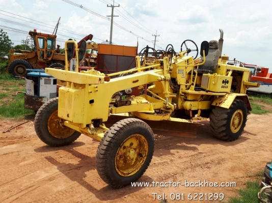 ขาย รถเกรดดิน เกรดเดอร์ KOMATSU GD22 ราคาถูกๆ เก่าญี่ปุ่น เครื่องดีเซล 4 สูบ
